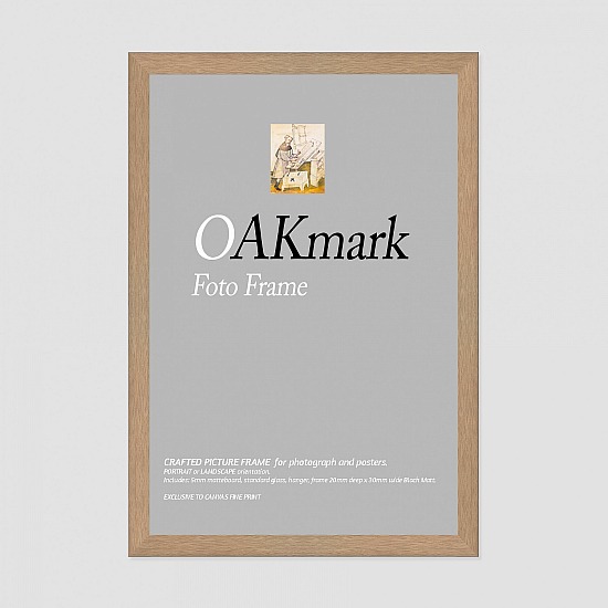 Natural Oak - Raw Picture Frame,authentic and on-trend. Naturally light in colour