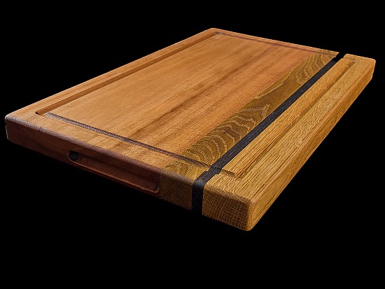 HARDWOOD, Cutting/chopping Board 45.5 cm  x  28.4 cm and thickness 3.4 cm #156
