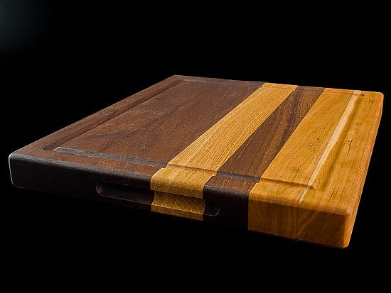 HARDWOOD, Cutting/chopping Board 36.5 cm  x  29.8 cm and thickness 3.2 cm #164
