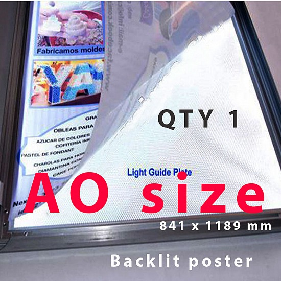 BACKLIT FILM POSTERS A0 (841 x 1189 mm -33.1 x 46.8 inches) 